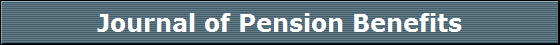 Journal of Pension Benefits